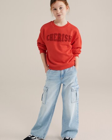 WE Fashion - Sudadera en rojo