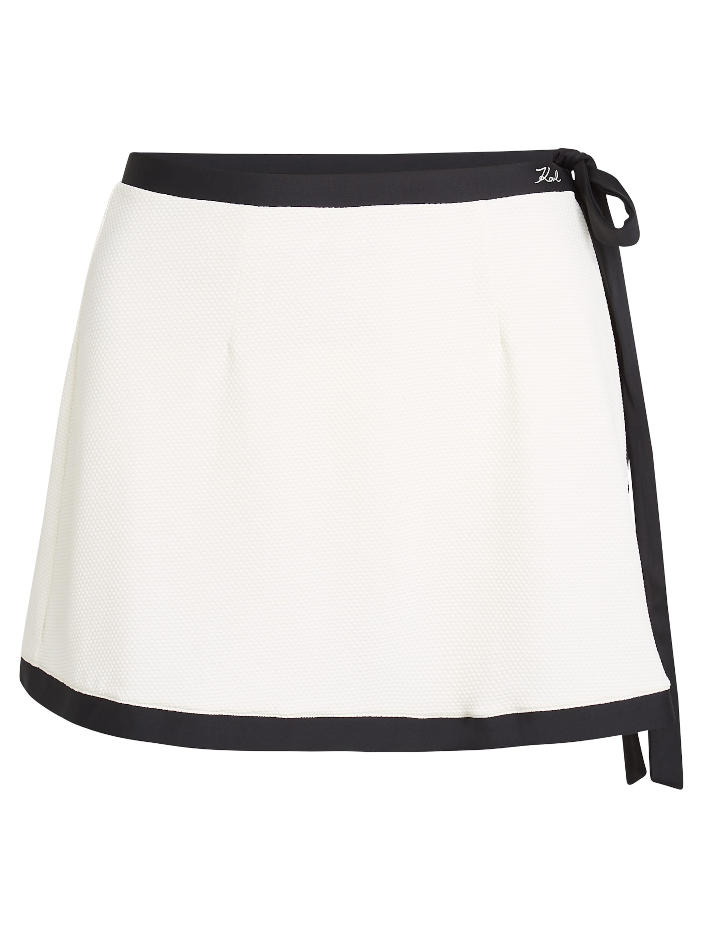 Karl Lagerfeld - Toalla de playa en beige: frente