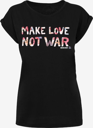 F4NT4STIC Shirt 'WOODSTOCK Make Love Not War Floral ' in mischfarben, Produktansicht