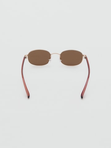 MANGO Zonnebril 'DIJON' in Goud