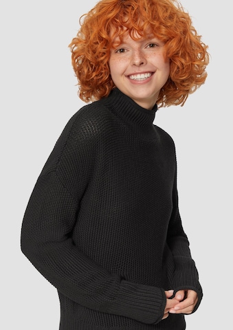 QS Pullover in Schwarz