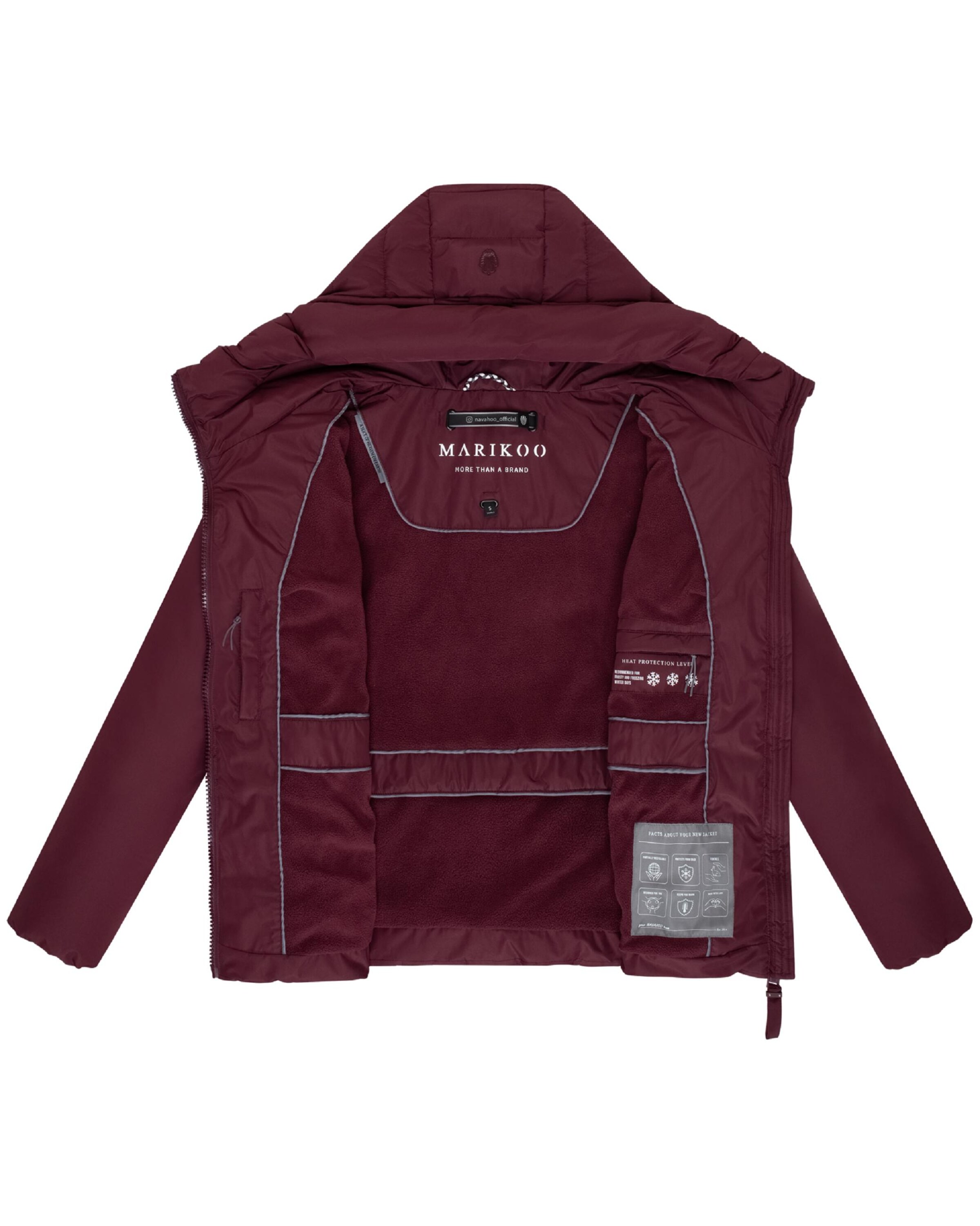 MARIKOO Vinterjacka 'Himee 16' i röd
