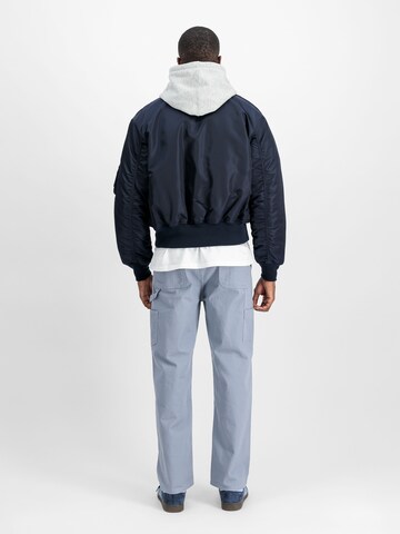 ALPHA INDUSTRIES Between-Season Jacket 'CWU-45 Heritage' in Blue