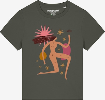 T-shirt 'Love And Flex' Watapparel en vert : devant