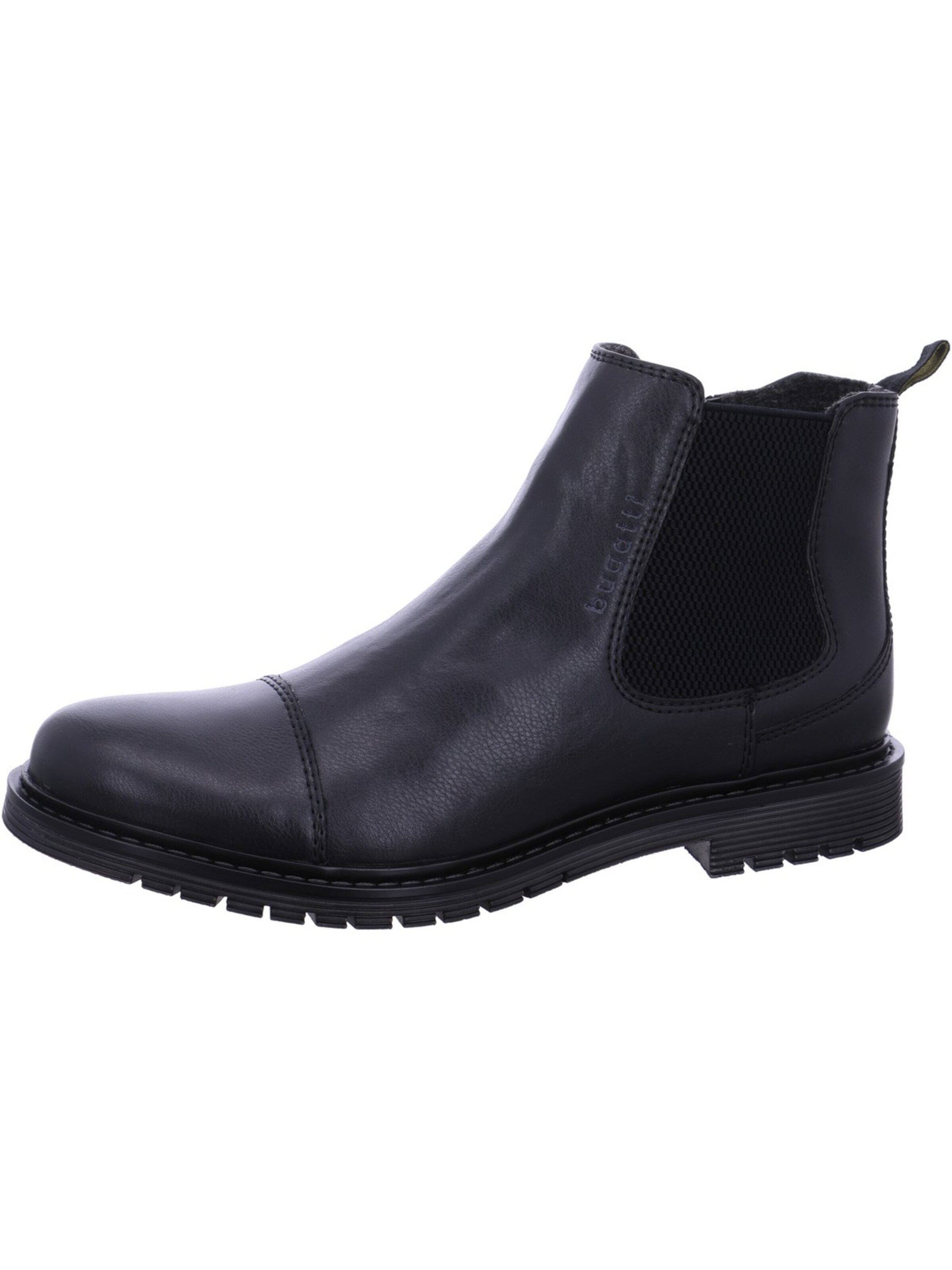 bugatti Chelsea Boots 'Bugatti Veda Evo Chelsea Boot Schwarz' in Black: front