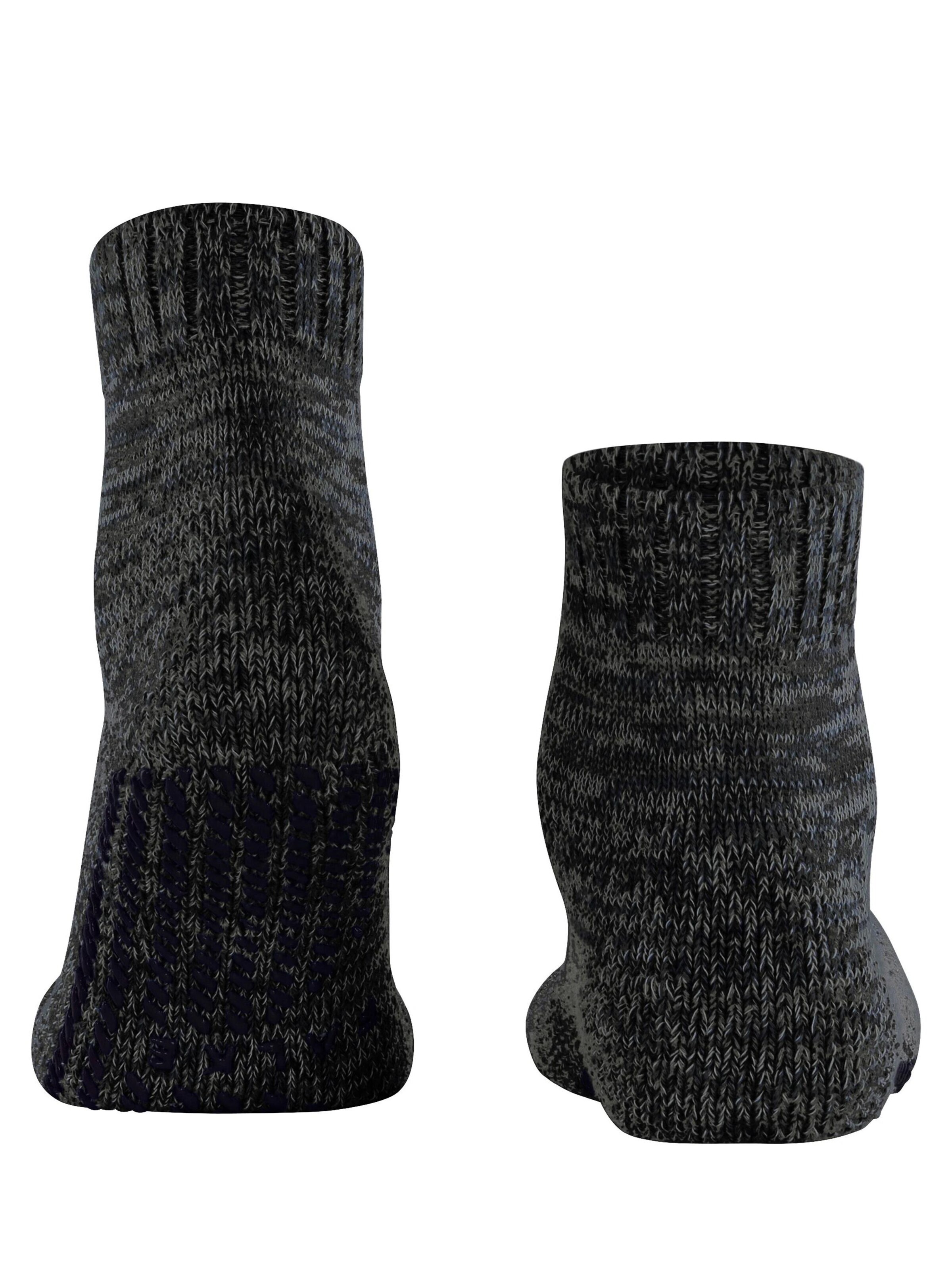FALKE Socks 'Cotton Grip' in Grey