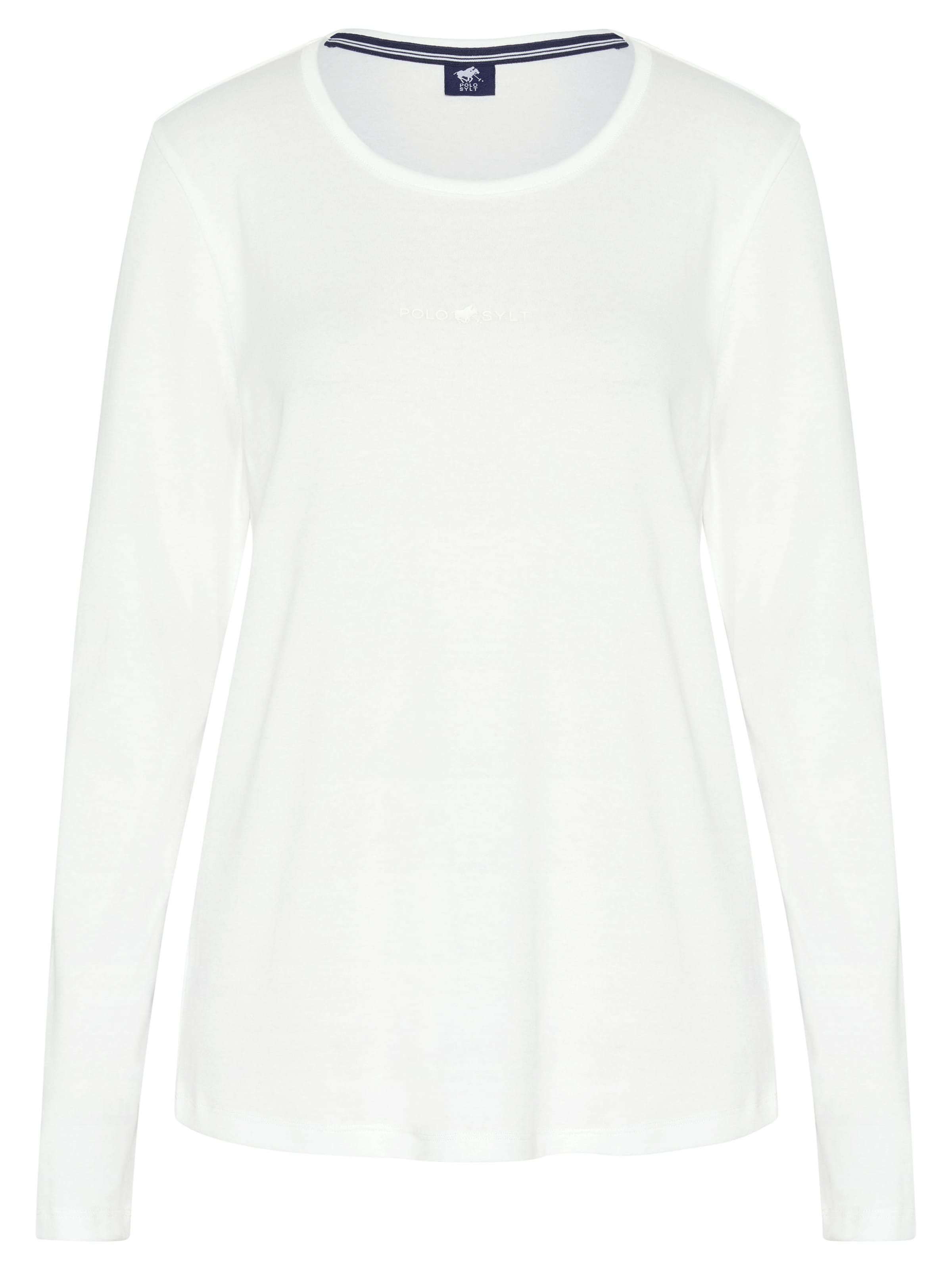 Polo Sylt Shirt in Weiß: Vorderseite