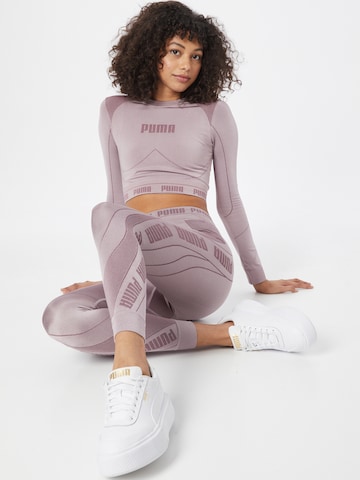 PUMA Funkcionalna majica | vijolična barva