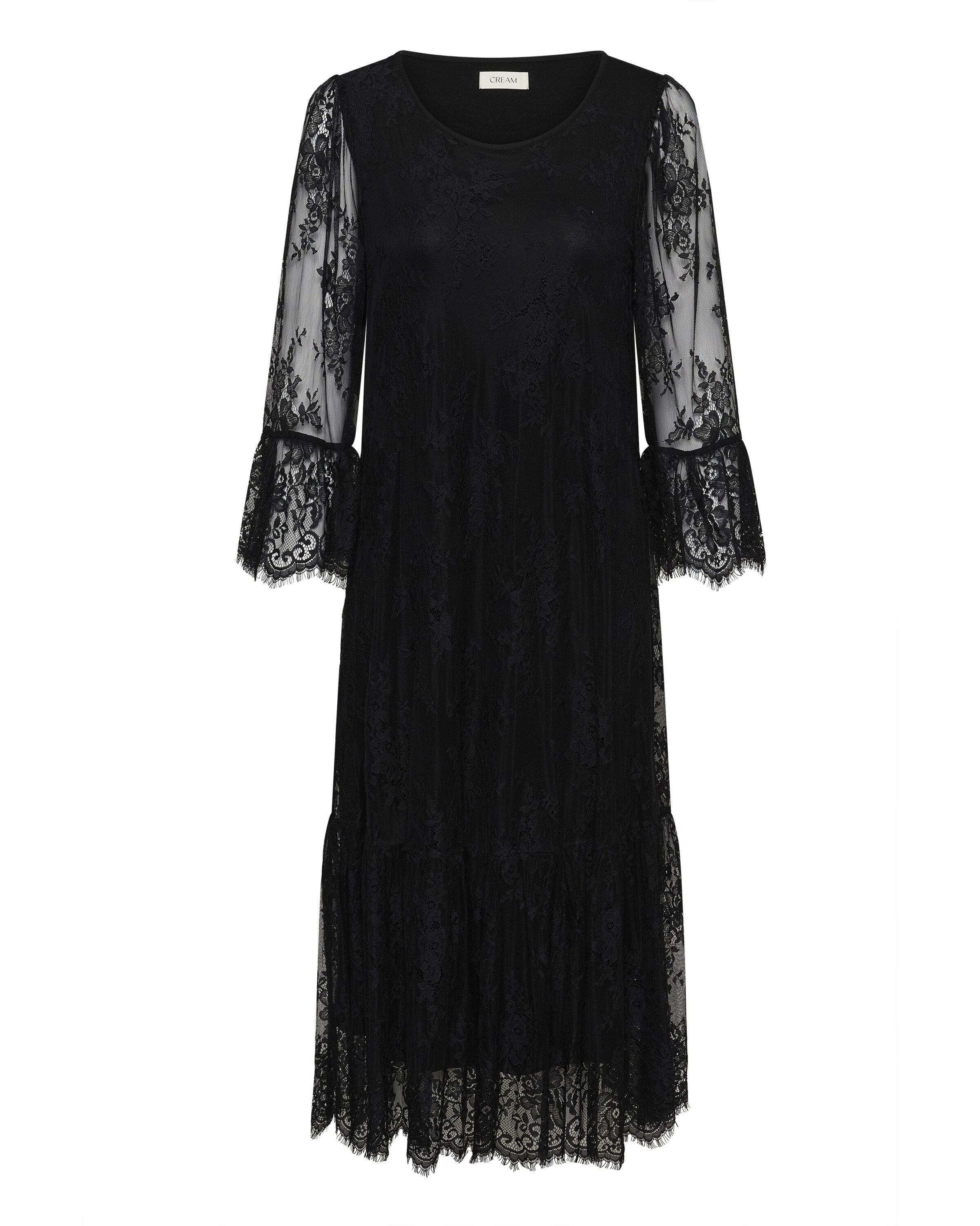 Robe Cream en noir : devant