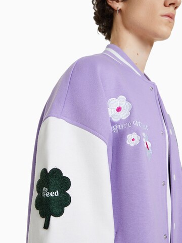 Bershka Jacke in Lila