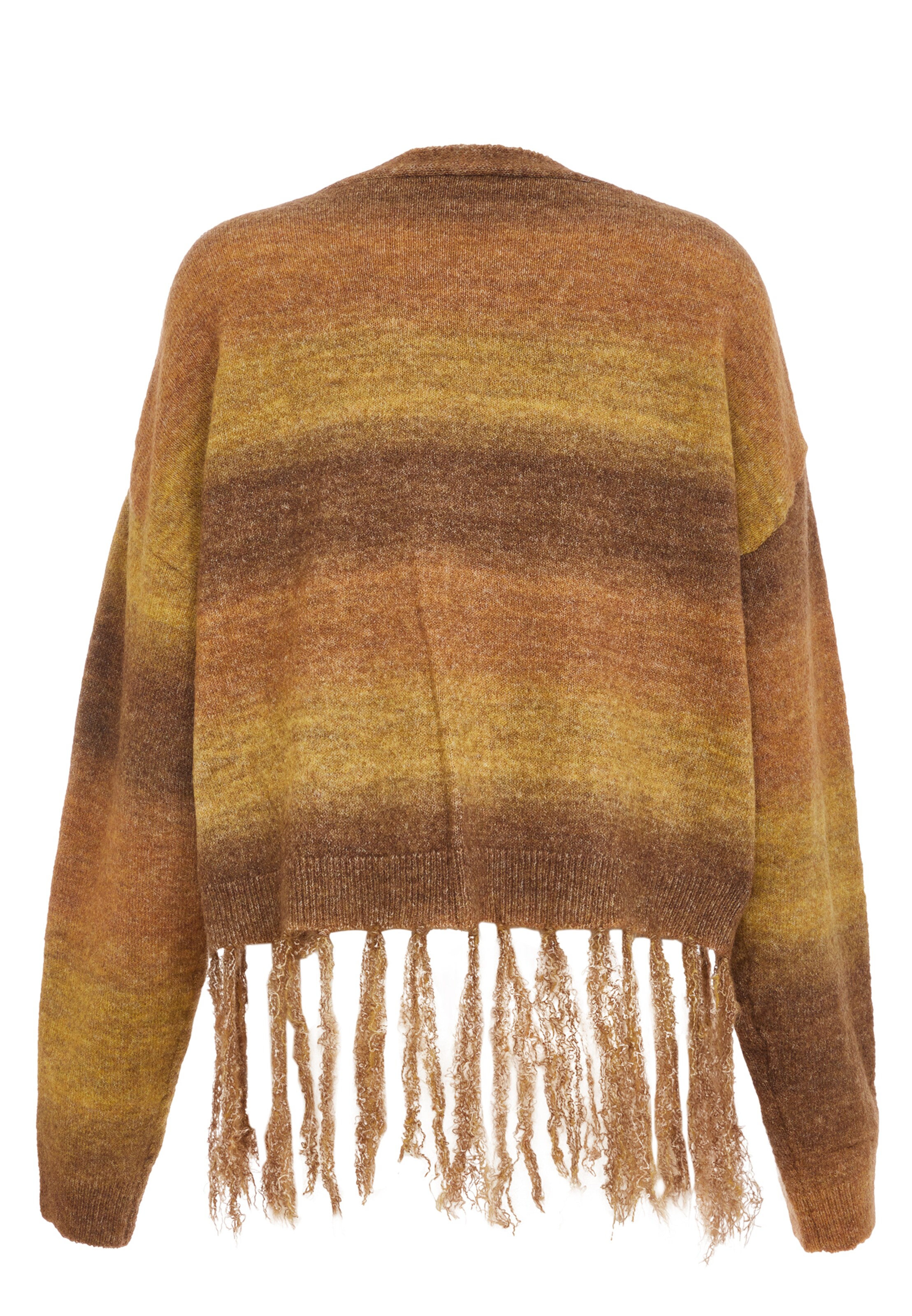 Jalene - Casaco de malha em castanho