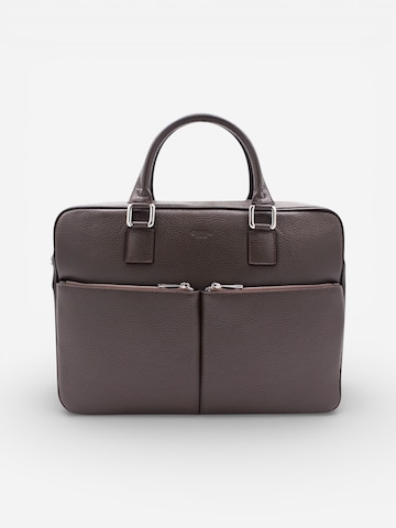 Cheval Firenze Aktentas 'Oliver New' in Bruin: voorkant