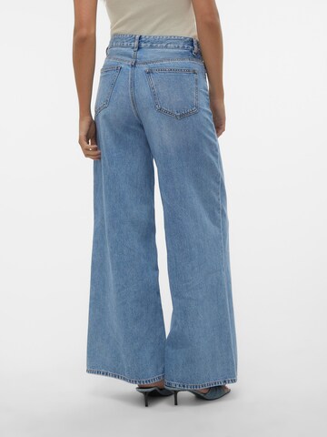 VERO MODA Wide Leg Jeans 'Annet' in Blau