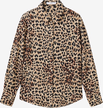 MANGO Bluza | rjava barva: sprednja stran