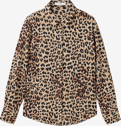 MANGO Bluza u smeđa / konjak / svijetlosmeđa / crna, Pregled proizvoda