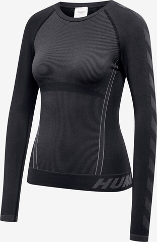 Hummel Funktionsshirt 'Christel' in Schwarz: predná strana