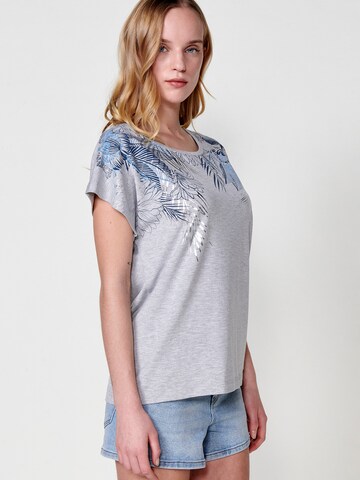 KOROSHI T-Shirt in Grau