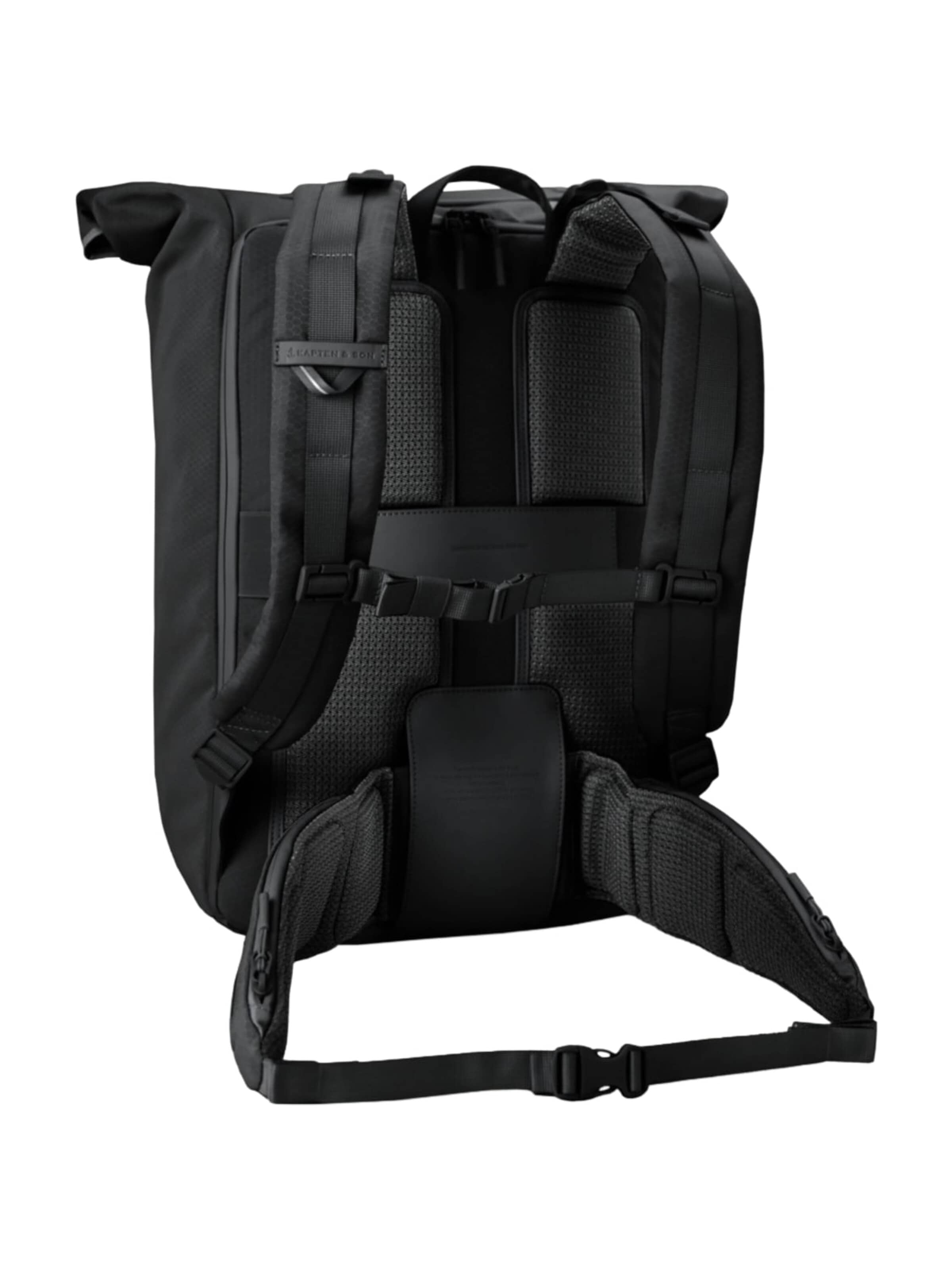 Kapten & Son Ryggsäck 'Kapten & Son Sac à dos Banff All Black' i svart