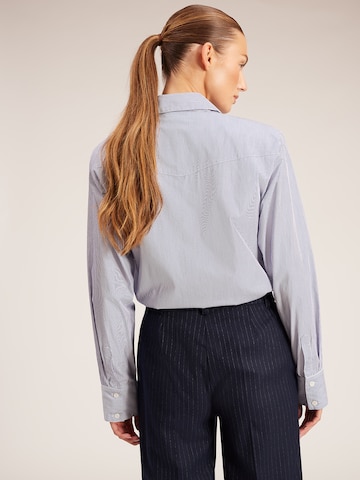 RÆRE by Lorena Rae Blouse 'Emmy' in Blue