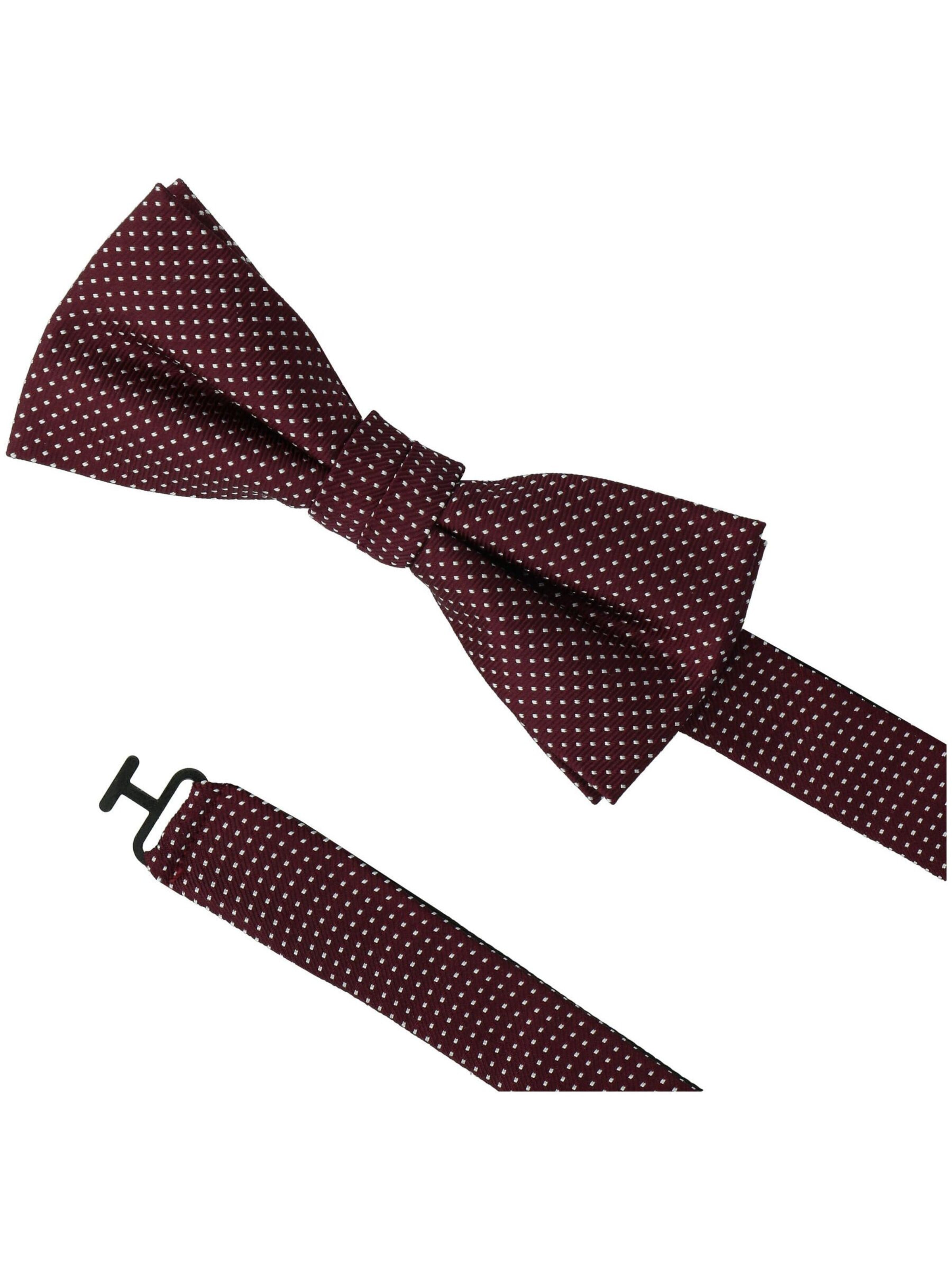 WILLEN Bow Tie 'Tupfen' in Red