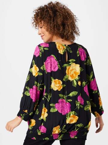 Zizzi Bluse in Schwarz