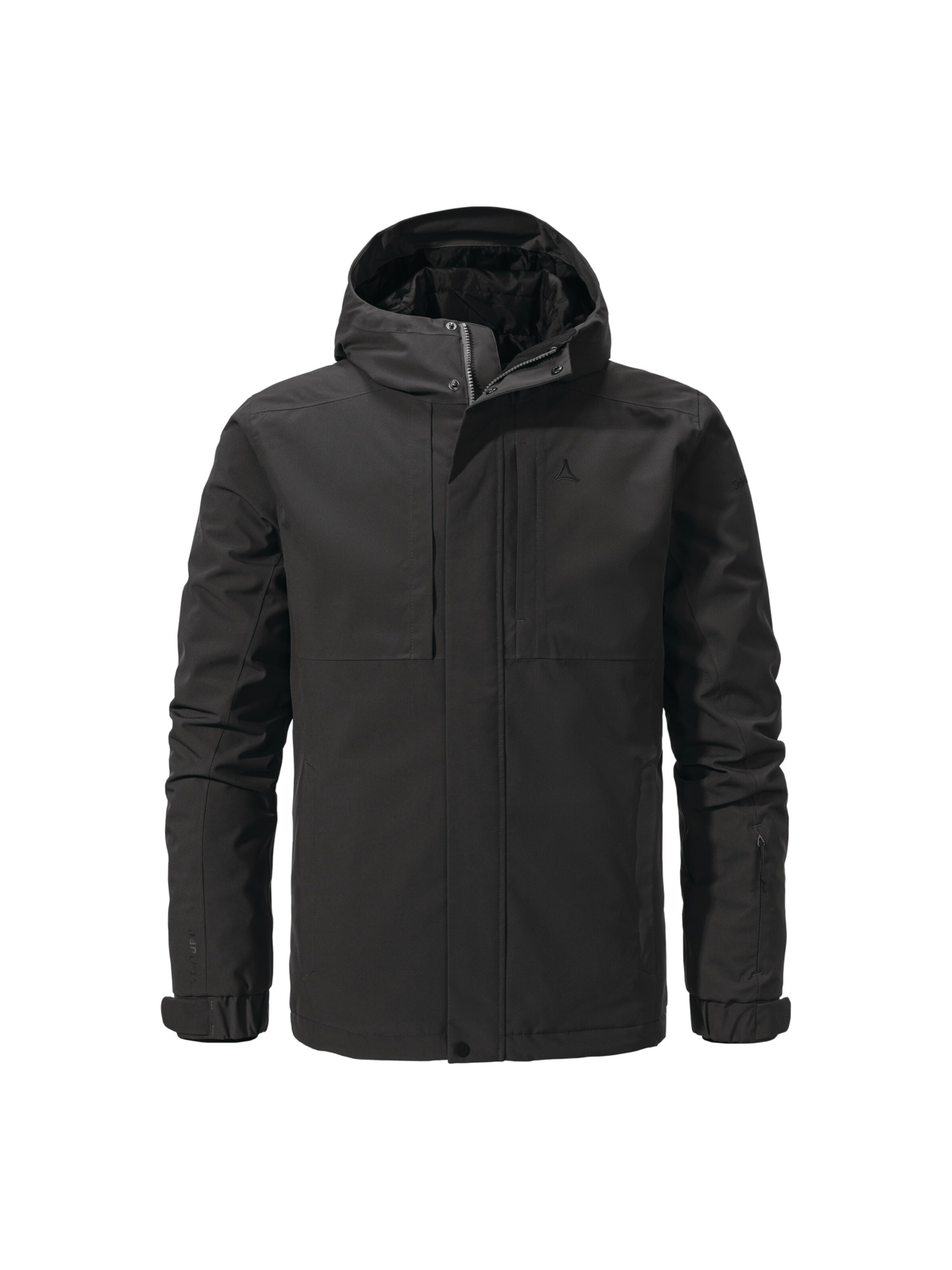 Schöffel Outdoor jacket 'Antwerpen' in Black: front