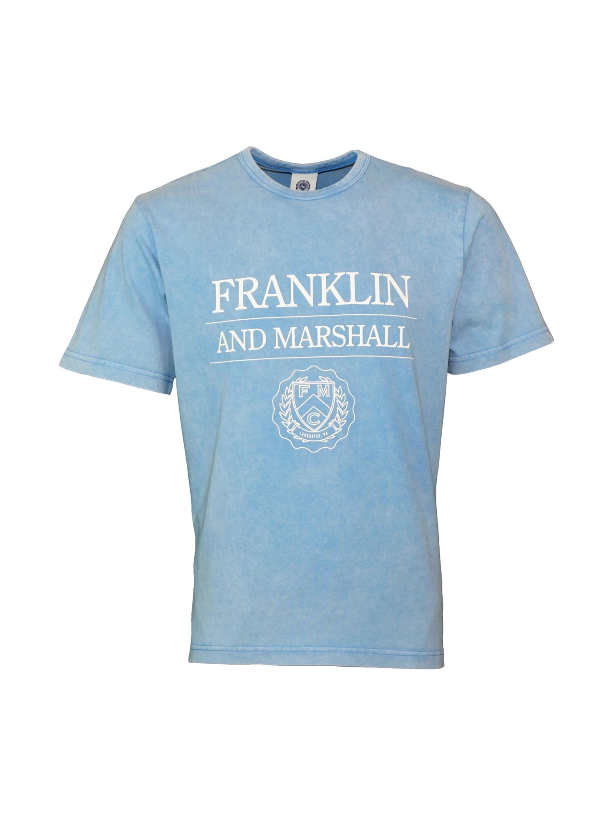 FRANKLIN & MARSHALL Shirt in Blue: front