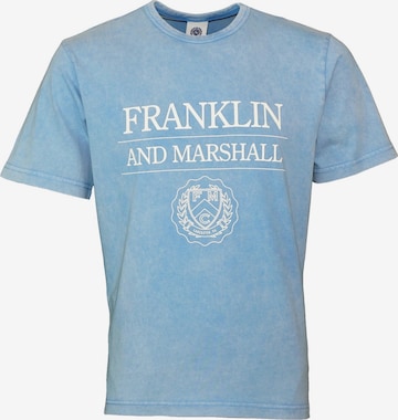 FRANKLIN & MARSHALL Shirt in Blau: Vorderseite