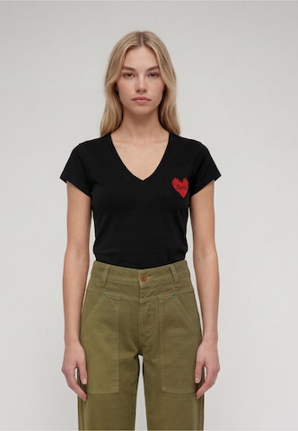 T-shirt REPLAY en noir : devant