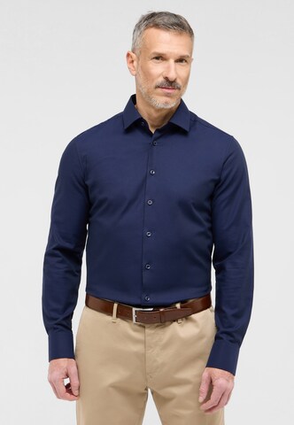 ETERNA Slim fit Business shirt in Blue: front