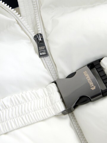 Superdry Παλτό σε λευκό