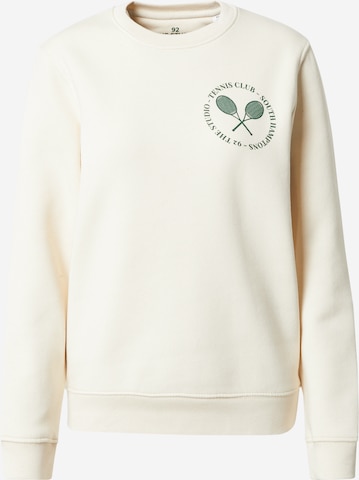 92 The Studio Sweatshirt 'Tennis' in Beige: predná strana