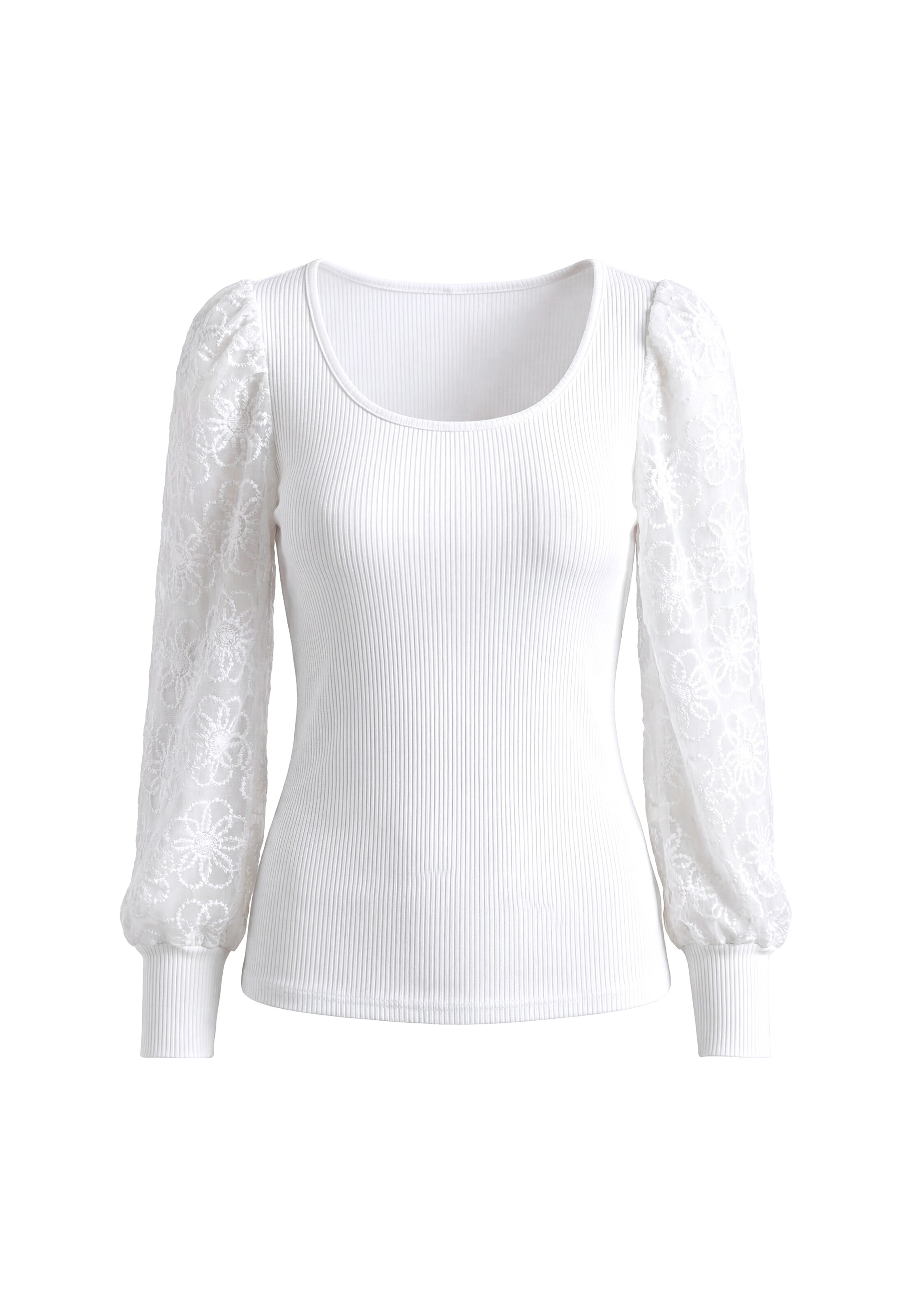 faina - Blusa en blanco: frente