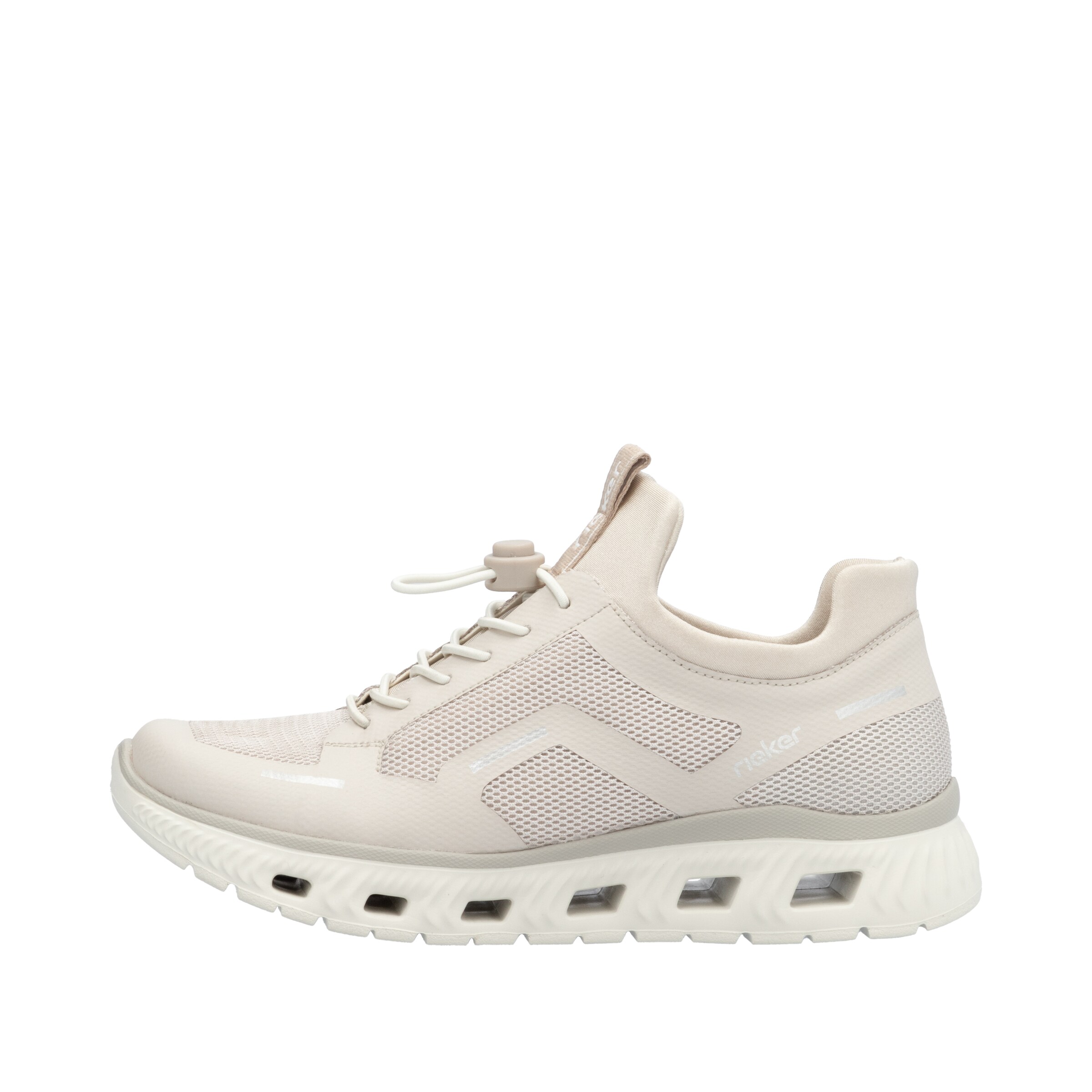 Chaussure de sport à lacets Rieker en beige