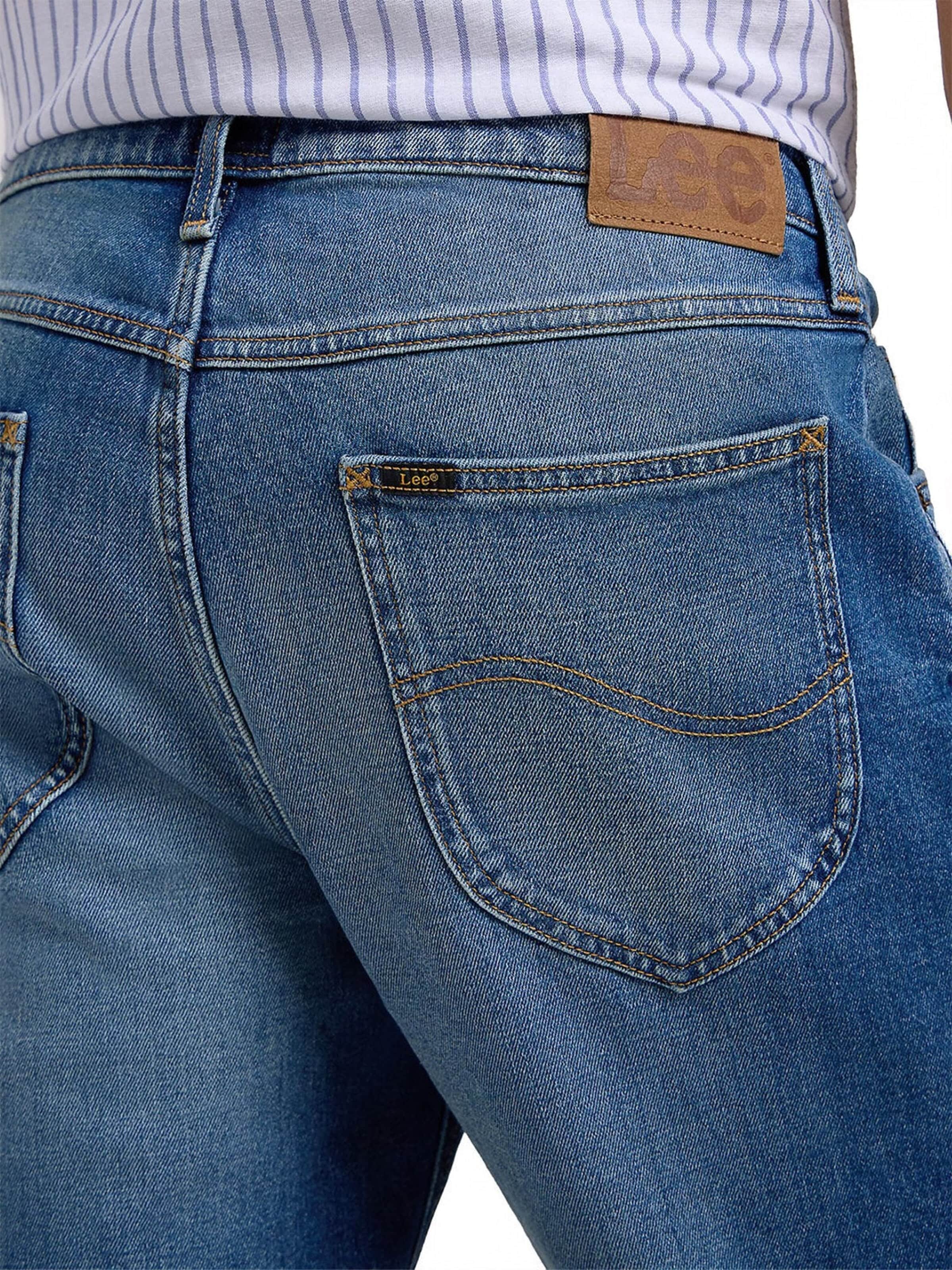 Lee - Slimfit Calças de ganga 'RIDER SHORTS' em azul