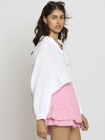 Chemisier 'Amelie' Lilavie en blanc