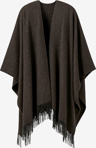 COLLEZIONE ALESSANDRO Cape 'Italia' in Brown: front