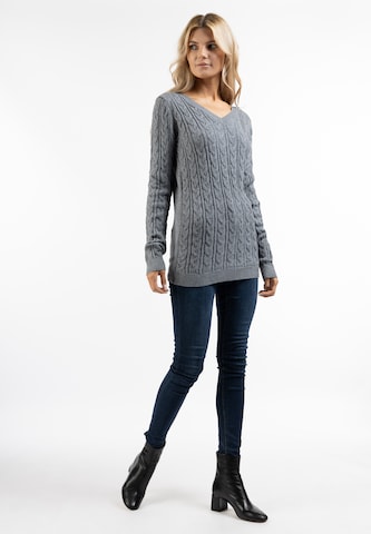 usha BLUE LABEL Pullover in Grau