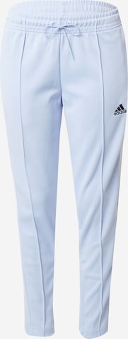 Pantaloni sport 'Tiro Suit Up Lifestyle' de la ADIDAS SPORTSWEAR pe albastru: față