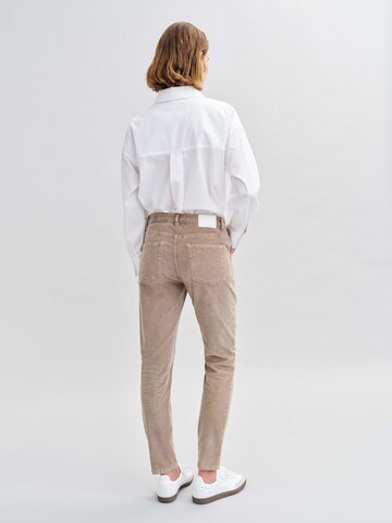OPUS Slim fit Trousers 'Evita' in Brown