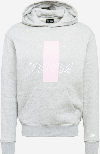ABOUT YOU x Mero Sweatshirt 'YHYM' in de kleur Grijs, Productweergave