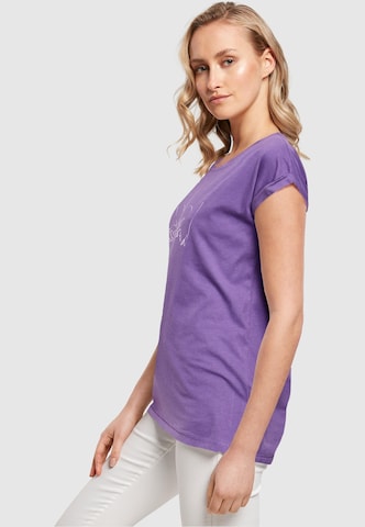 T-shirt 'Love 2' Merchcode en violet
