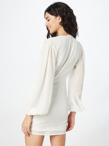 MisspapKoktel haljina - bijela boja