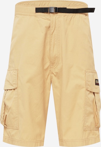 NAPAPIJRI Regular Cargo trousers 'DRU' in Beige: front