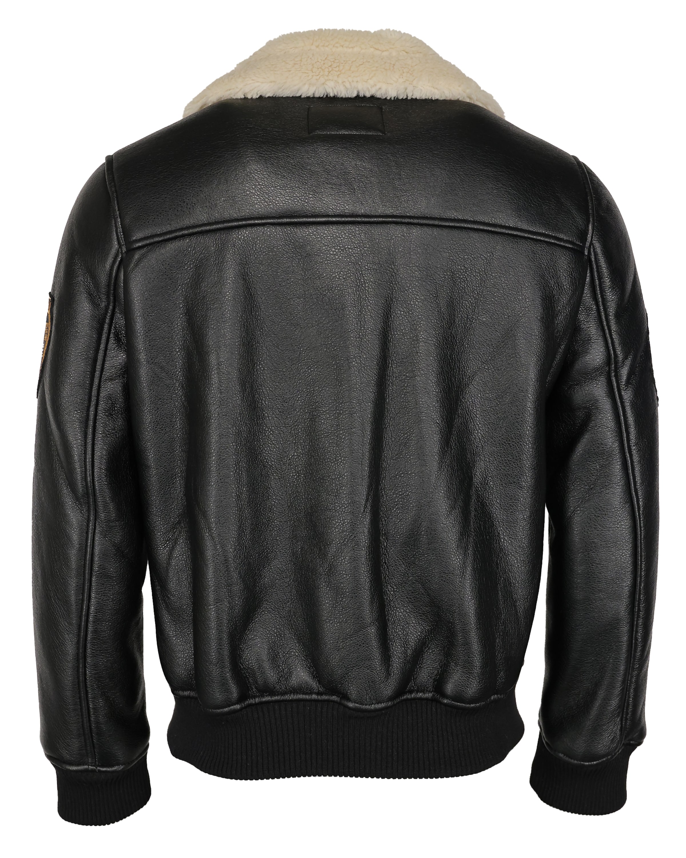 TOP GUN Lederimitatjacke ' TG20213035 ' in Schwarz