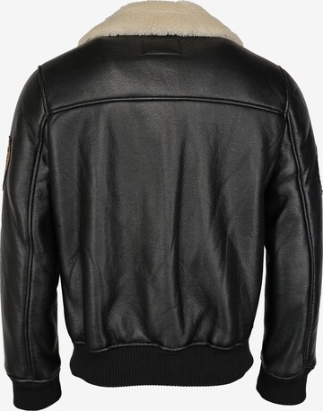 TOP GUN Lederimitatjacke ' TG20213035 ' in Schwarz