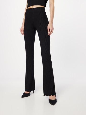 Won Hundred Flared Trousers 'Melody' in Black: front
