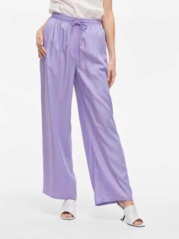 Regular Pantalon VILA en violet : devant