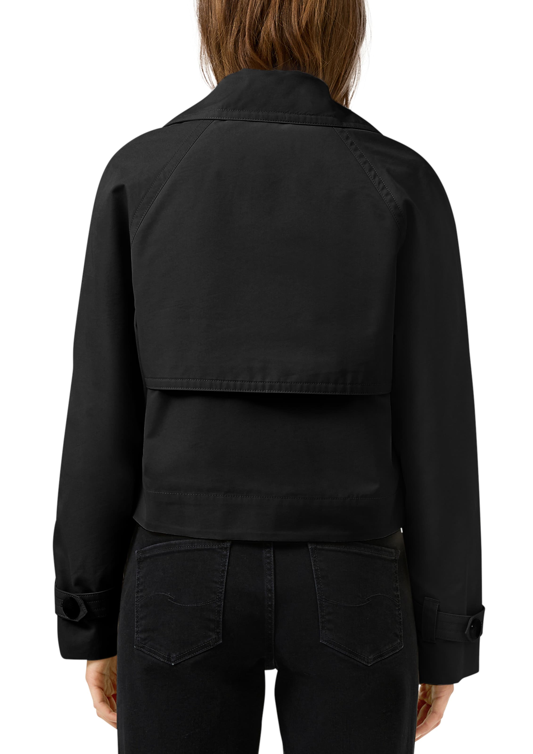 QS Between-season jacket in Black