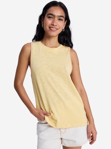 ROXY Top 'Better Days' in Yellow: front